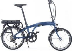 Amigo E-Click C1 | Elektrische Vouwfiets | Opvouwbare E-bike | 20 Inch | 250W Motor | Donkerblauw