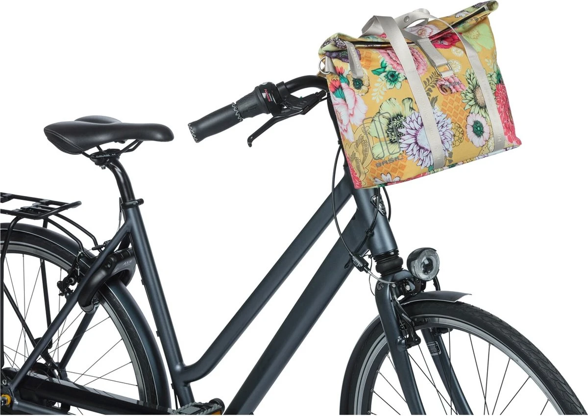 Basil Bloom Field Fietshandtas - Voorop En Achterop - 8-11 Liter- Geel 5 Basil Bloom Field Fietshandtas - Voorop En Achterop - 8-11 Liter- Geel - Afbeelding 5