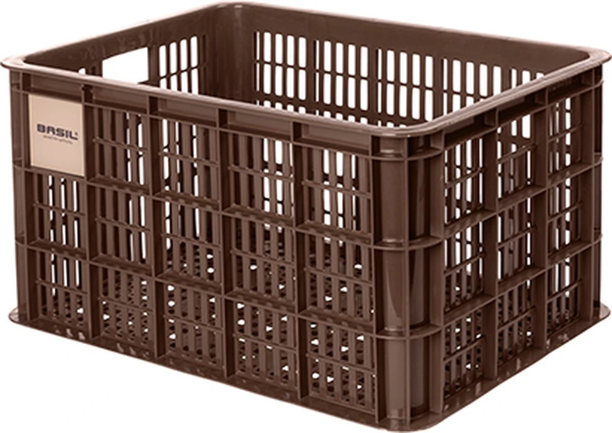 Basil Fietskrat L - Groot - 40 Liter - Bruin 7 Basil Fietskrat L - Groot - 40 Liter - Bruin - Afbeelding 7