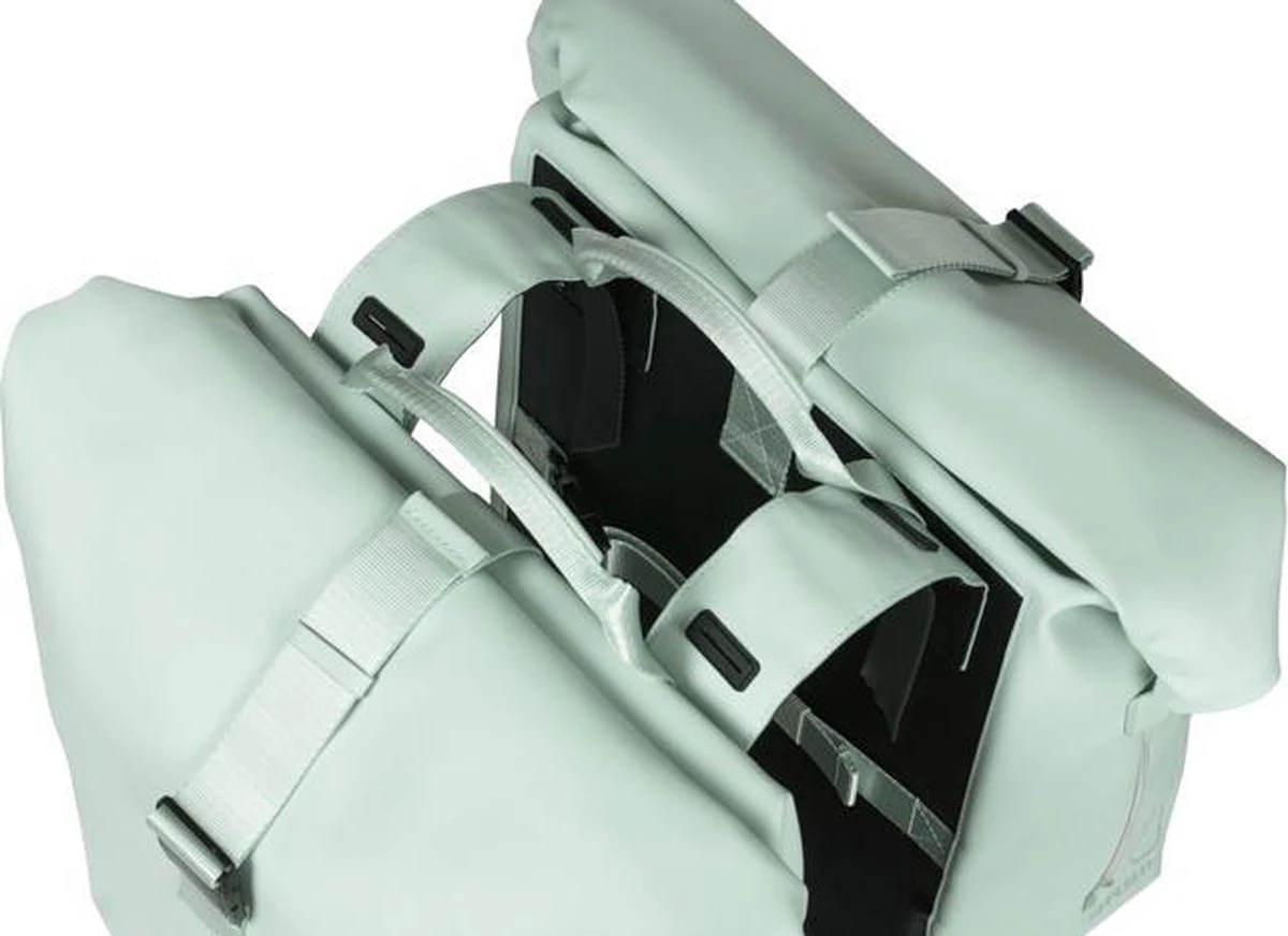 Basil SoHo Dubbele Fietstas Nordlicht - Pastelgroen - 41 Liter 4 Basil SoHo Dubbele Fietstas Nordlicht - Pastelgroen - 41 Liter - Afbeelding 4