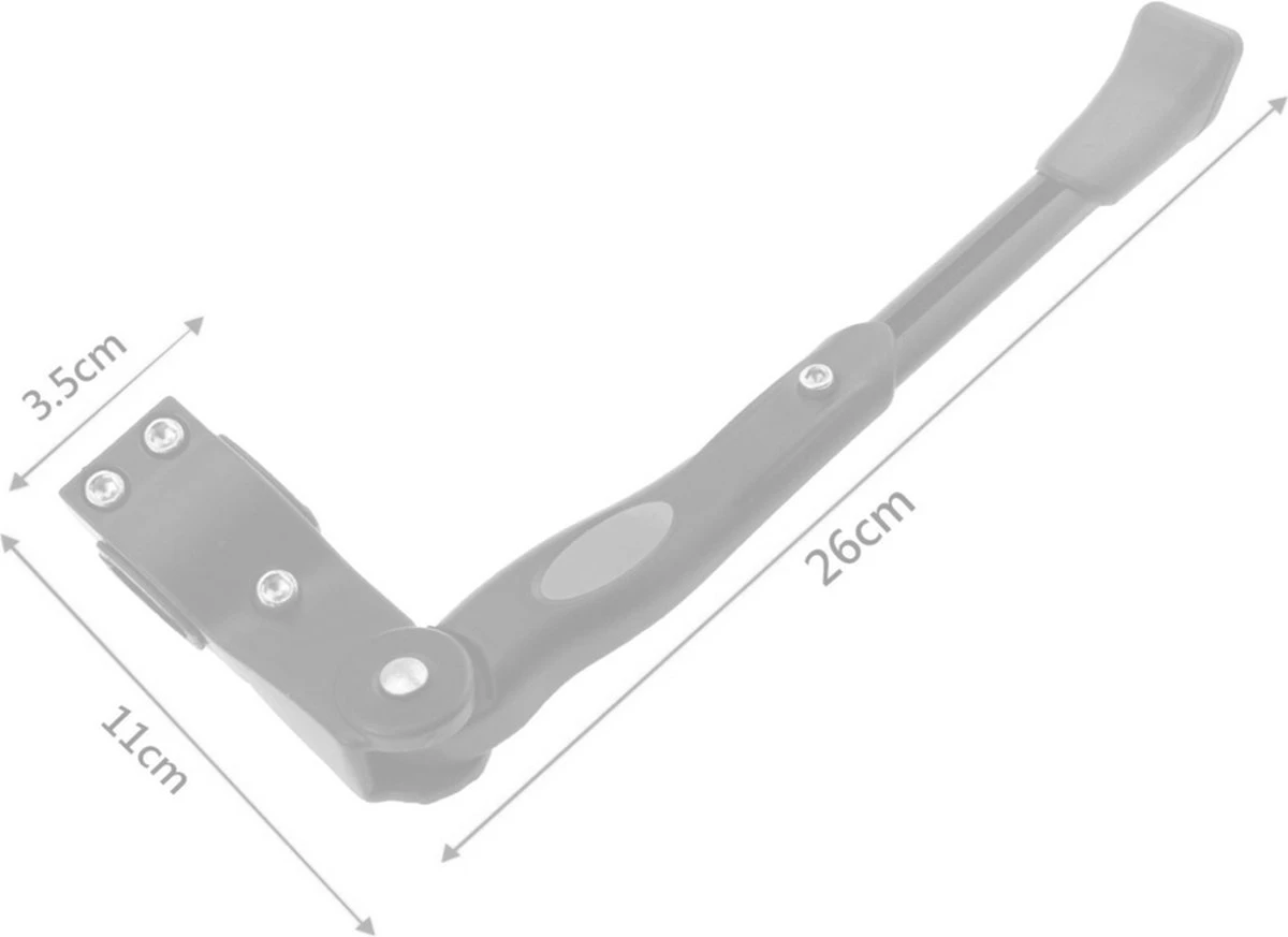 Ekkong - Fietsstandaard Enkel 26 Cm Zijstandaard Aluminium Roestvrij Fiets Mountainbikes Makkelijk - Mountainbike Standaard Universeel - MTB Kickstand 5 Ekkong - Fietsstandaard Enkel 26 Cm Zijstandaard Aluminium Roestvrij Fiets Mountainbikes Makkelijk - Mountainbike Standaard Universeel - MTB Kickstand - Afbeelding 5