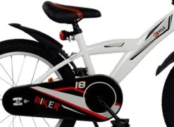 2Cycle Biker Kinderfiets - 18 Inch - Wit - Jongensfiets 10 2Cycle Biker Kinderfiets - 18 Inch - Wit - Jongensfiets -Fietsuitrustings Winkel 1200x874 5