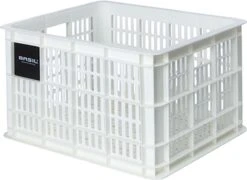 Basil Fietskrat M - Medium - 29.5 Liter - Wit -Fietsuitrustings Winkel 1200x875 1