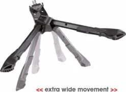 Middenstandaard Ursus Jumbo 2-poot 30cm - Zwart -Fietsuitrustings Winkel 1200x879 1