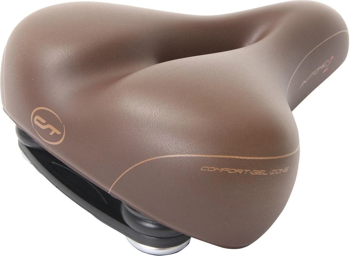 Contec City/Tour Dames Fietszadel Anatomic 2 Bruin 100% Waterdicht - Gepatenteerde Opbouw Voor Het Beste Comfort 1 Contec City/Tour Dames Fietszadel Anatomic 2 Bruin 100% Waterdicht - Gepatenteerde Opbouw Voor Het Beste Comfort