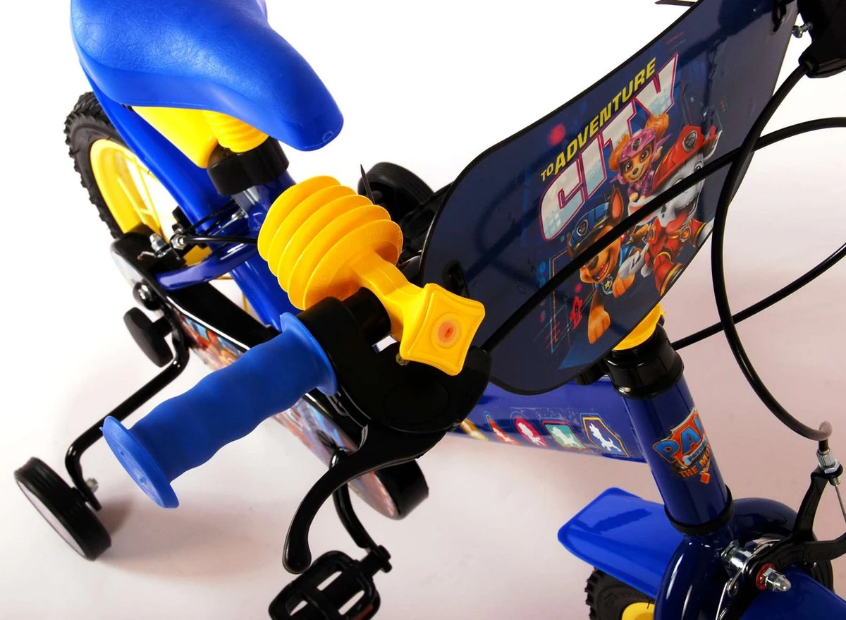 Volare Paw Patrol The Movie Kinderfiets - Jongens - 14 Inch - Blauw - Twee Handremmen 15 Volare Paw Patrol The Movie Kinderfiets - Jongens - 14 Inch - Blauw - Twee Handremmen - Afbeelding 15