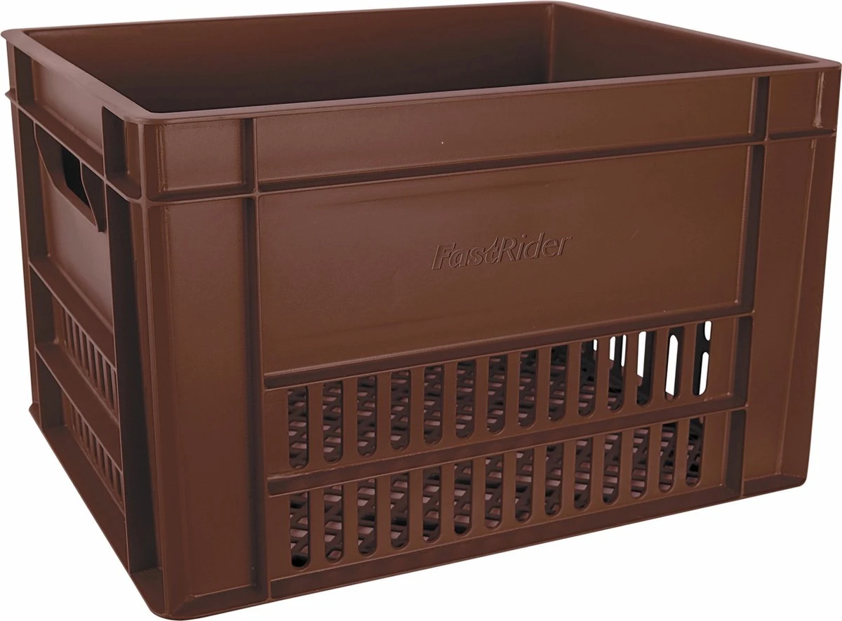 Fastrider Fietskrat Groot - Bruin - 34L 1 Fastrider Fietskrat Groot - Bruin - 34L