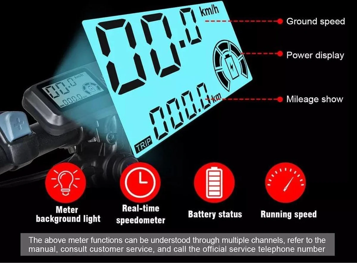 Samebike Elektrische Vouwfiet - Shimano 7 Speed Derailleur - 48V/ 10Ah Lithium Batterij - Aluminium -sportief/modern - 35km/u - Wit 11 Samebike Elektrische Vouwfiet - Shimano 7 Speed Derailleur - 48V/ 10Ah Lithium Batterij - Aluminium -sportief/modern - 35km/u - Wit - Afbeelding 11