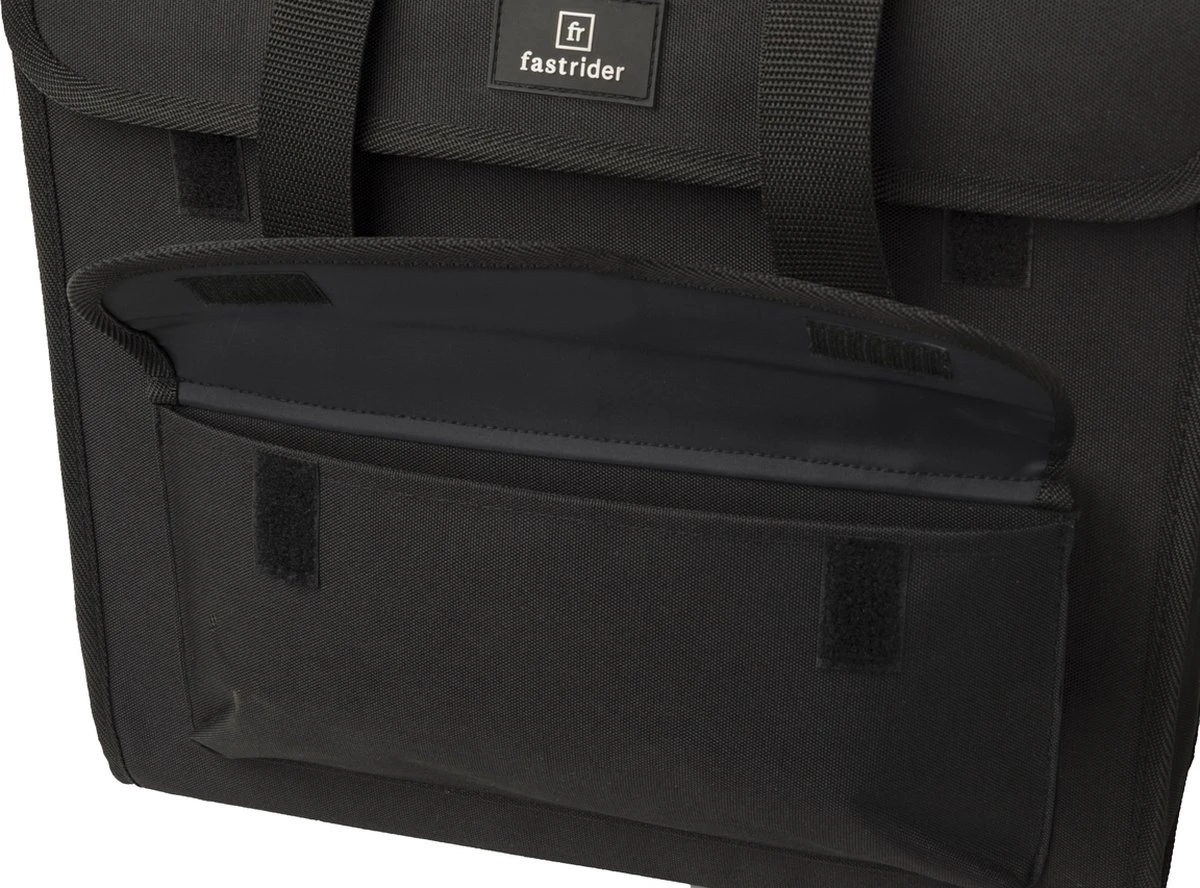 Fastrider Shopper Luxe Enkele Fietstas Zwart - 23L 8 Fastrider Shopper Luxe Enkele Fietstas Zwart - 23L - Afbeelding 8