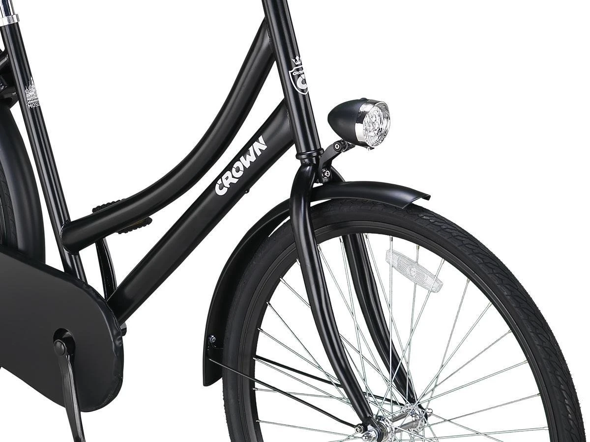 Crown Moscow Omafiets 28 Inch 53cm Zwart 12 Crown Moscow Omafiets 28 Inch 53cm Zwart - Afbeelding 12