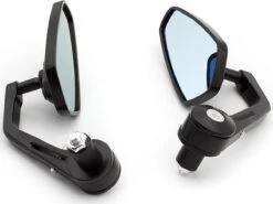 Bar End Spiegels - Spiegels Voor Motoren/Scooter - Set Van 2 - Zwart -Fietsuitrustings Winkel 1200x901