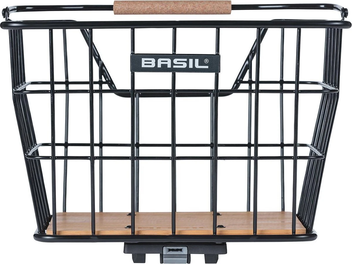 Basil Nordland Fietsmand - Voor Of Achter - Zwart/Bruin - 23 Liter 10 Basil Nordland Fietsmand - Voor Of Achter - Zwart/Bruin - 23 Liter - Afbeelding 10