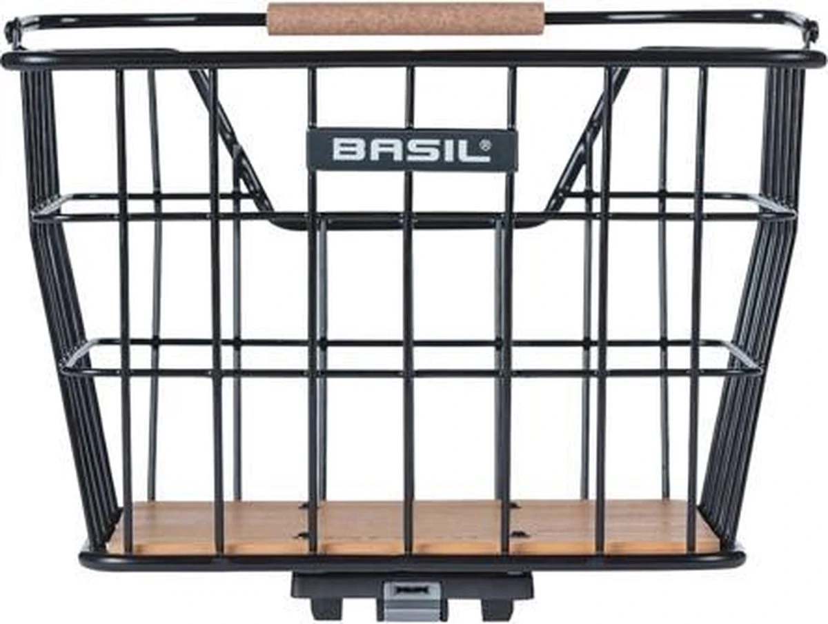 Basil Nordland Fietsmand - Voor Of Achter - Zwart/Bruin - 23 Liter 3 Basil Nordland Fietsmand - Voor Of Achter - Zwart/Bruin - 23 Liter - Afbeelding 3