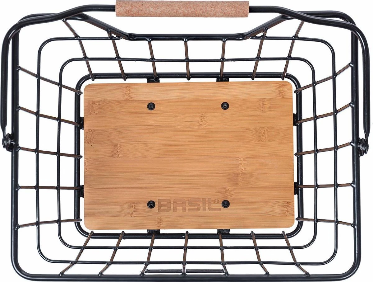 Basil Nordland Fietsmand - Voor Of Achter - Zwart/Bruin - 23 Liter 5 Basil Nordland Fietsmand - Voor Of Achter - Zwart/Bruin - 23 Liter - Afbeelding 5