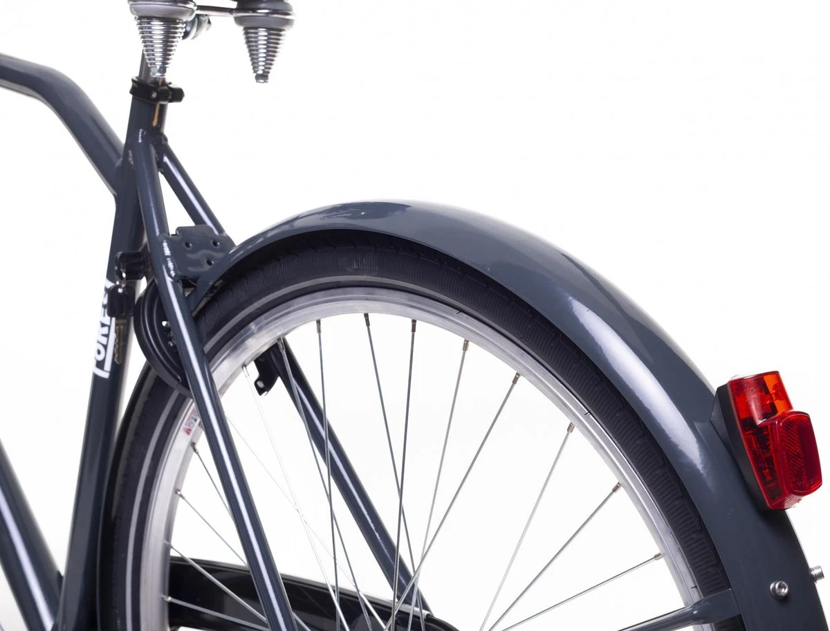 Amigo Forest - Transportfiets 28 Inch - Herenfiets Met Voordrager - Grijs 3 Amigo Forest - Transportfiets 28 Inch - Herenfiets Met Voordrager - Grijs - Afbeelding 3