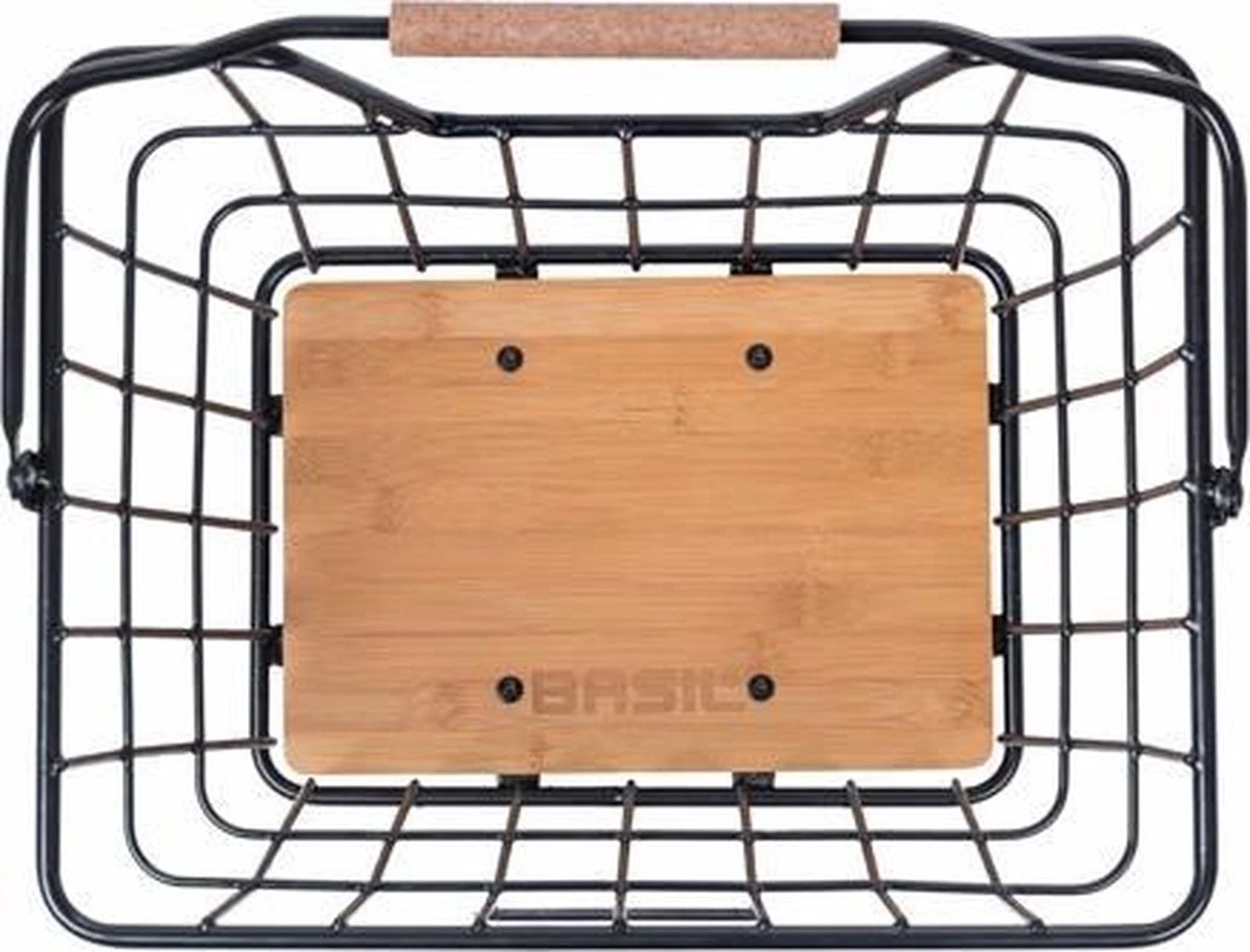 Basil Nordland Fietsmand - Voor Of Achter - Zwart/Bruin - 23 Liter 4 Basil Nordland Fietsmand - Voor Of Achter - Zwart/Bruin - 23 Liter - Afbeelding 4