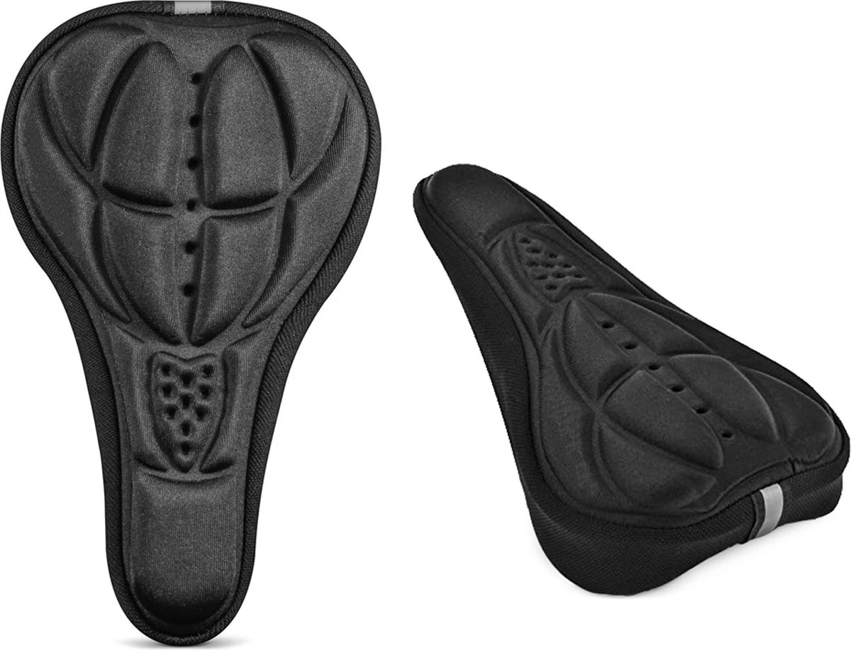 Universele 3D Comfort Gel Zadelhoes - Fietszadel Gelzadel Hoes - Fietszadelhoes - Zadeldekje - Zadel Dekje Hoes - Zadelkussen Fietszadeldekje Overtrek - Voor Fiets/E-Bike/Mountainbike/MTB - One-Size - Zwart 3 Universele 3D Comfort Gel Zadelhoes - Fietszadel Gelzadel Hoes - Fietszadelhoes - Zadeldekje - Zadel Dekje Hoes - Zadelkussen Fietszadeldekje Overtrek - Voor Fiets/E-Bike/Mountainbike/MTB - One-Size - Zwart - Afbeelding 3