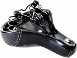 Benson Comfort Fietszadel Zwart 12 Benson Comfort Fietszadel Zwart -Fietsuitrustings Winkel 1200x919