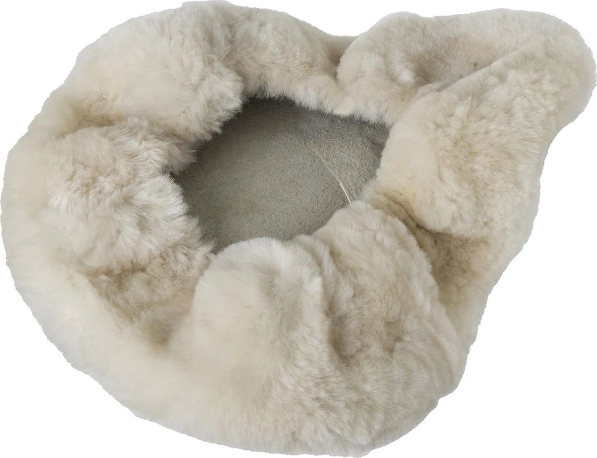 Fastrider Schapenvacht Zadelhoes - Wit 3 Fastrider Schapenvacht Zadelhoes - Wit - Afbeelding 3