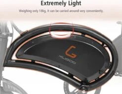 Matrix E Bike - Kugoo B2 Pro - Elektrische Opvouwbare Fiets/step 14 Inch 400W - Met Trappers - Snelheid Max. 45 Km/u -Fietsuitrustings Winkel 1200x928 7