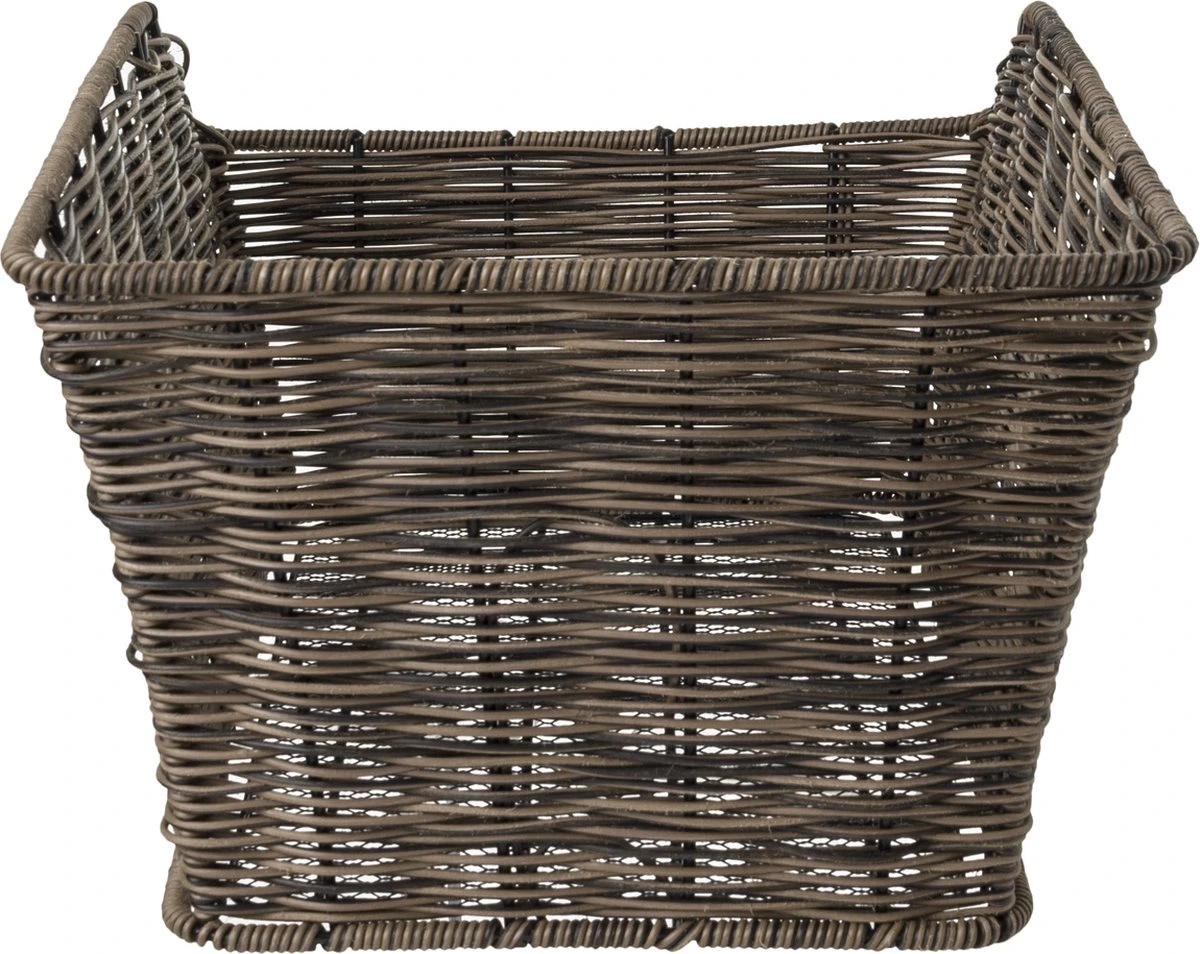 Fastrider Sverre - Achterdrager Fietsmand - Kunststof Riet - 30 Liter - Bruin 4 Fastrider Sverre - Achterdrager Fietsmand - Kunststof Riet - 30 Liter - Bruin - Afbeelding 4