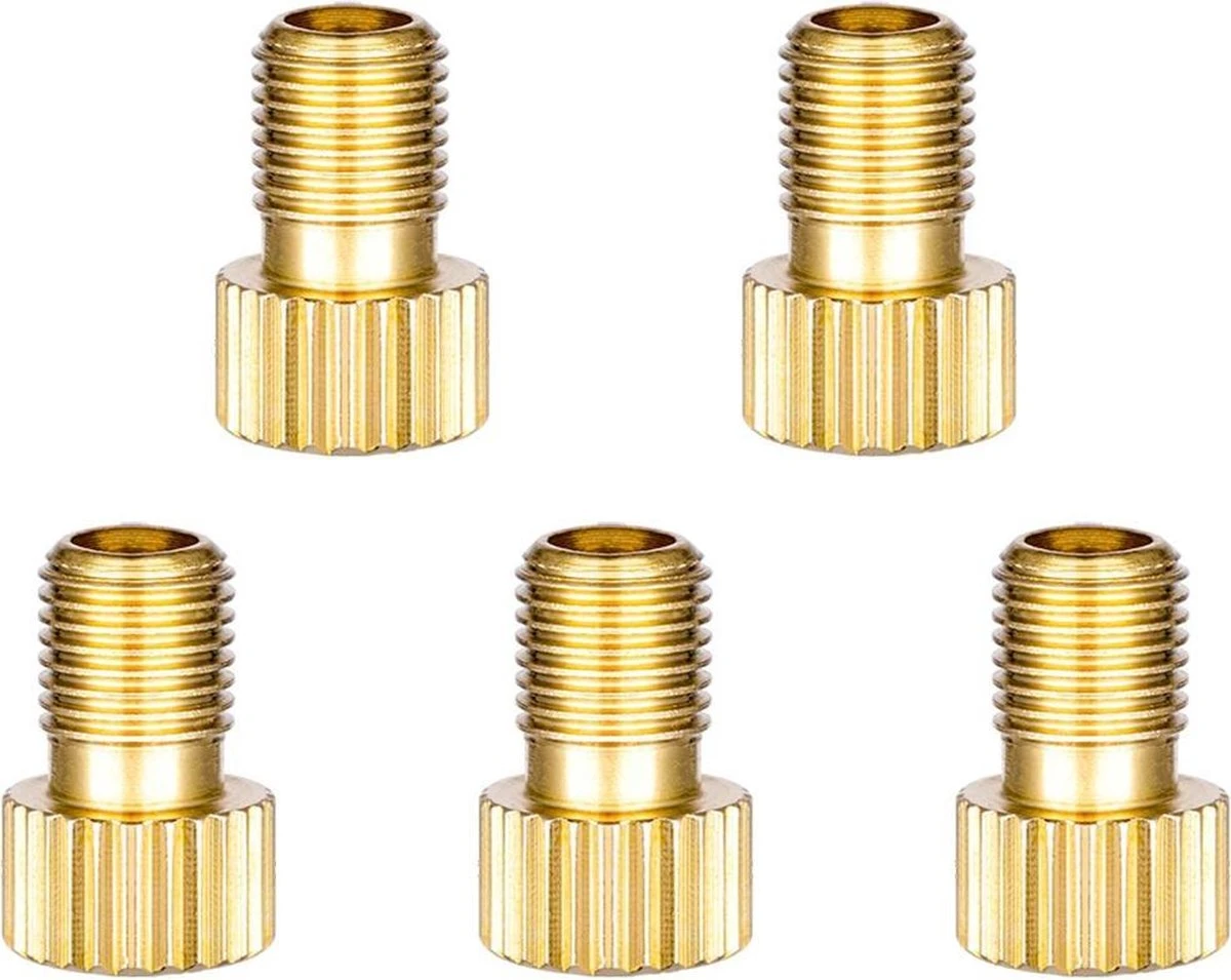 MMOBIEL 5 X Fietsventiel Presta Naar Schrader Adapter SV AV DV Dunlop Frans Ventiel 1 MMOBIEL 5 X Fietsventiel Presta Naar Schrader Adapter SV AV DV Dunlop Frans Ventiel