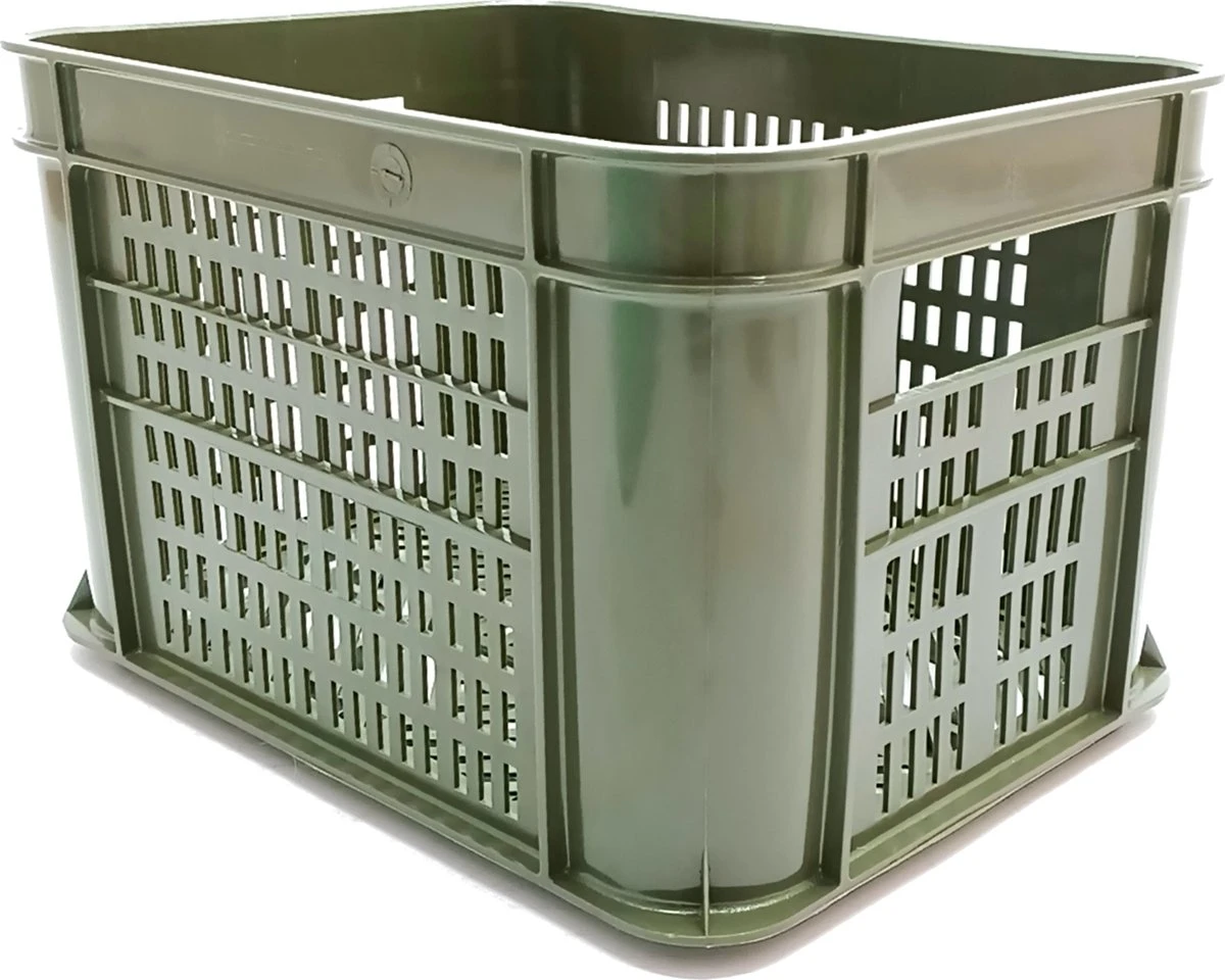 Krat PVC Legergroen 30L 40x30x25cm