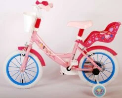 Volare Disney Princess Kinderfiets - Meisjes - 14 Inch - Roze - Twee Handremmen -Fietsuitrustings Winkel 1200x962 5