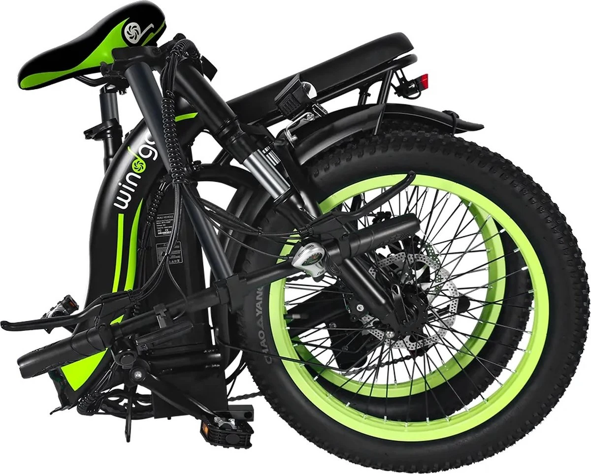 Merkloos Windgoo E20 Urban- Elektrische Fiets - E-bike - 20Inch - 12.5Ah - APP - Fat Tire - 7 Speed Shimano 10 Merkloos Windgoo E20 Urban- Elektrische Fiets - E-bike - 20Inch - 12.5Ah - APP - Fat Tire - 7 Speed Shimano - Afbeelding 10