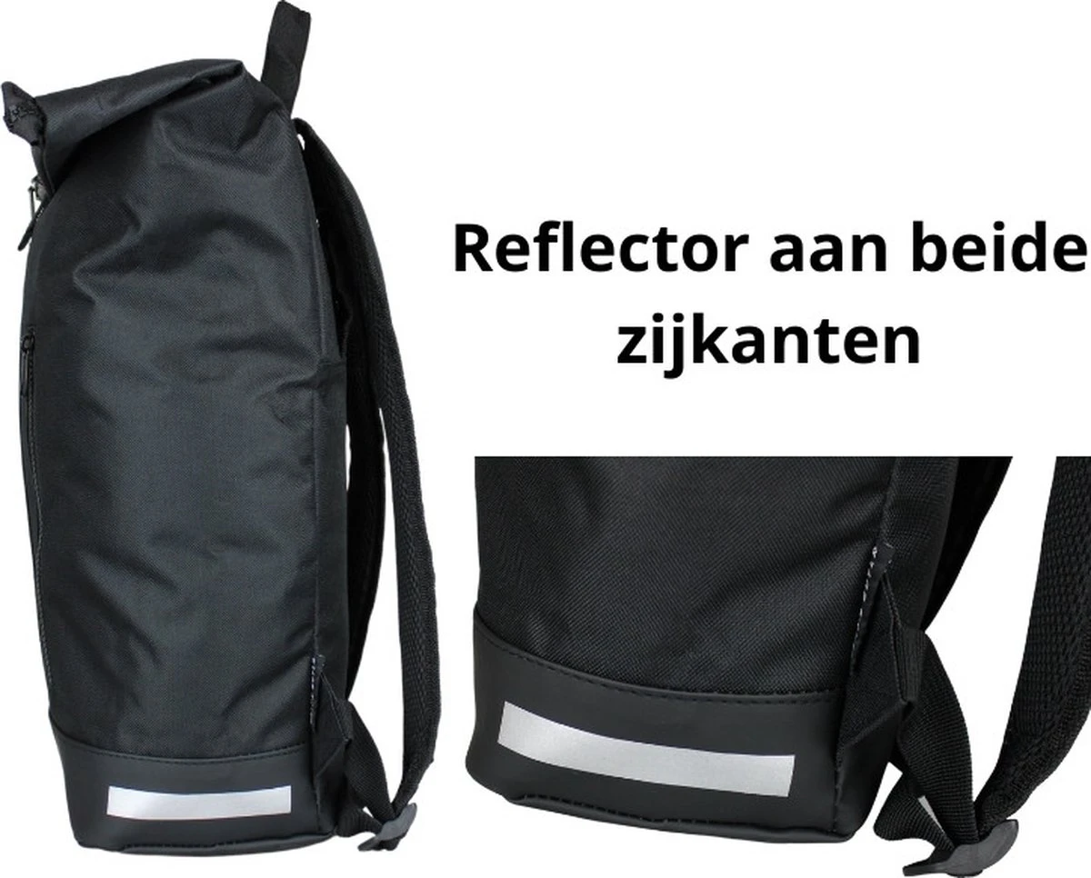 Enkele Fietstas | Rugzak | Fietstas & Rugtas In 1 | Zwart | Waterdicht | 22 Liter | Combinatie 5 Enkele Fietstas | Rugzak | Fietstas & Rugtas In 1 | Zwart | Waterdicht | 22 Liter | Combinatie - Afbeelding 5