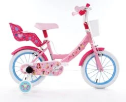Volare Disney Princess Kinderfiets - Meisjes - 14 Inch - Roze - Twee Handremmen -Fietsuitrustings Winkel 1200x967 7