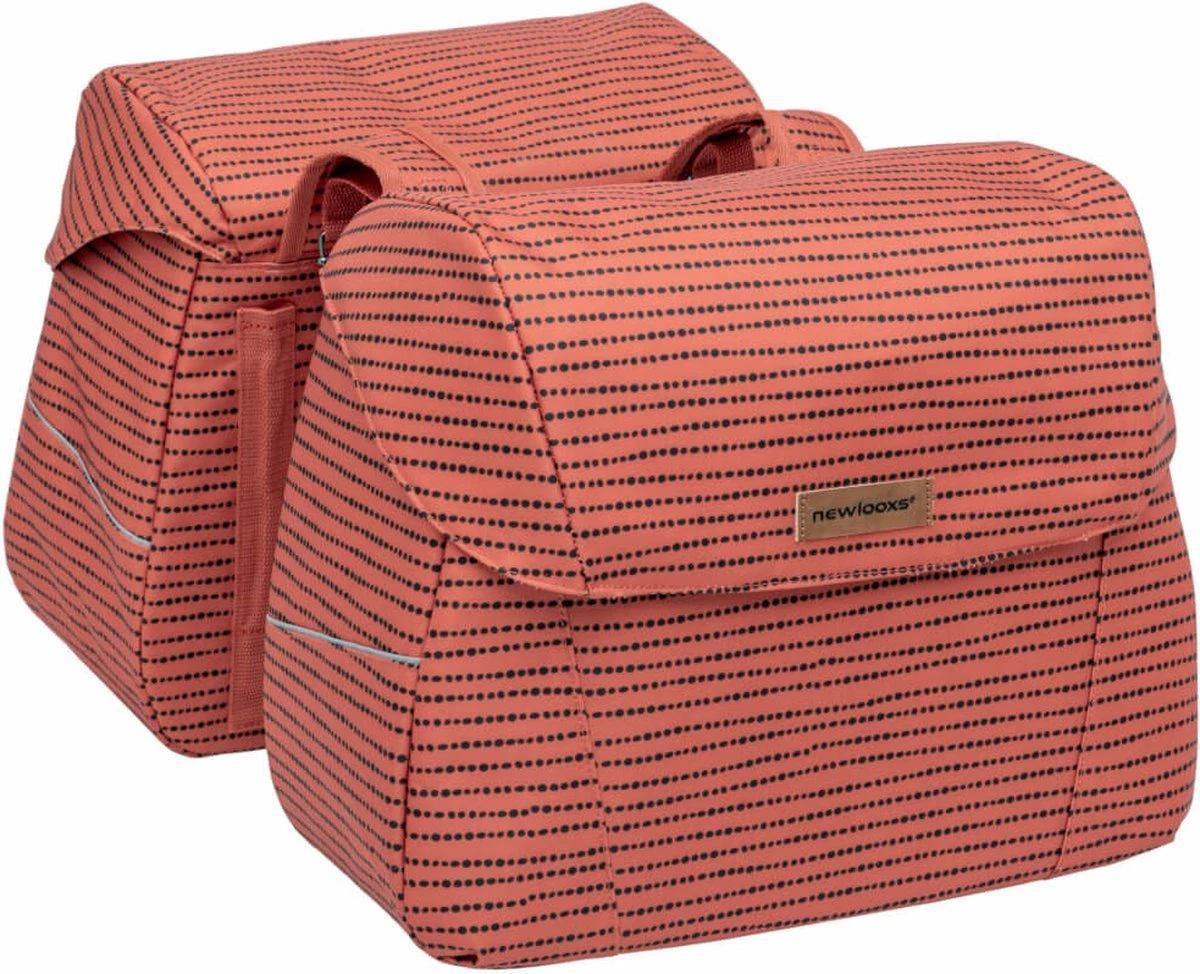 New Looxs Joli Double Nomi Dubbele Fietstas - 37 Liter - Zwart 9 New Looxs Joli Double Nomi Dubbele Fietstas - 37 Liter - Zwart - Afbeelding 9