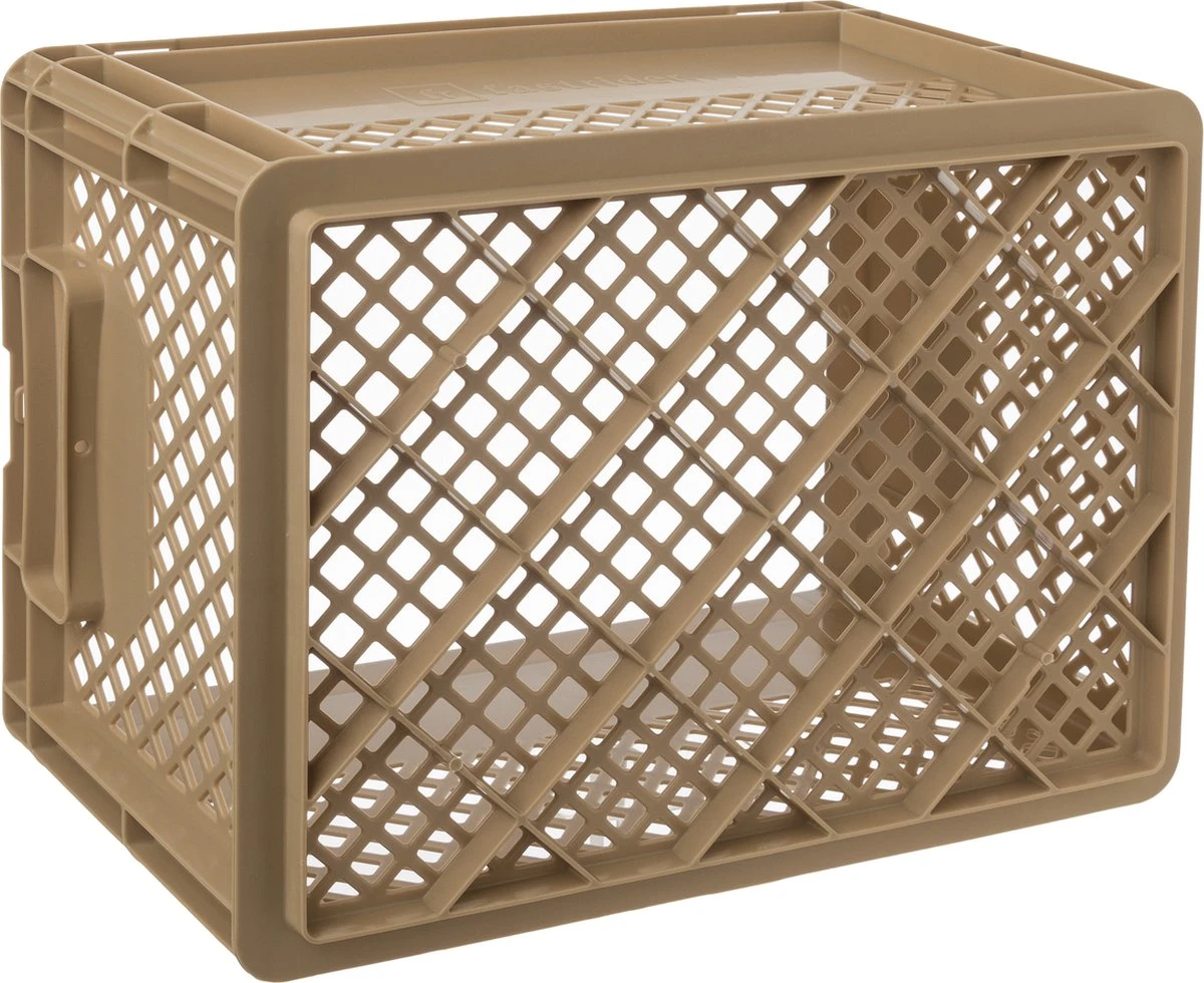 Fastrider Fietskrat Medium - Beige - 22L 2 Fastrider Fietskrat Medium - Beige - 22L - Afbeelding 2