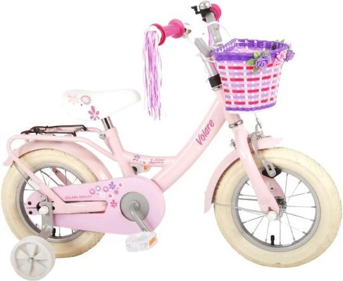 Volare Ashley Kinderfiets - Meisjes - 14 Inch - Roze - 95% Afgemonteerd 16 Volare Ashley Kinderfiets - Meisjes - 14 Inch - Roze - 95% Afgemonteerd - Afbeelding 16