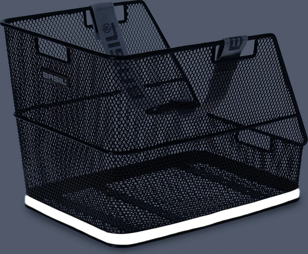 Basil Class Kinderfietsmand - Achter - Staal - Zwart 9 Basil Class Kinderfietsmand - Achter - Staal - Zwart - Afbeelding 9