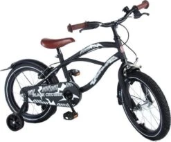Volare Black Cruiser Kinderfiets - Jongens - 16 Inch - Zwart - 2 Handremmen 21 Volare Black Cruiser Kinderfiets - Jongens - 16 Inch - Zwart - 2 Handremmen -Fietsuitrustings Winkel 1200x997 11