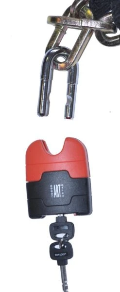 Top Lock Hangslot ART-4 MBT 4162 Zwart/rood 6 Top Lock Hangslot ART-4 MBT 4162 Zwart/rood -Fietsuitrustings Winkel 494x1200