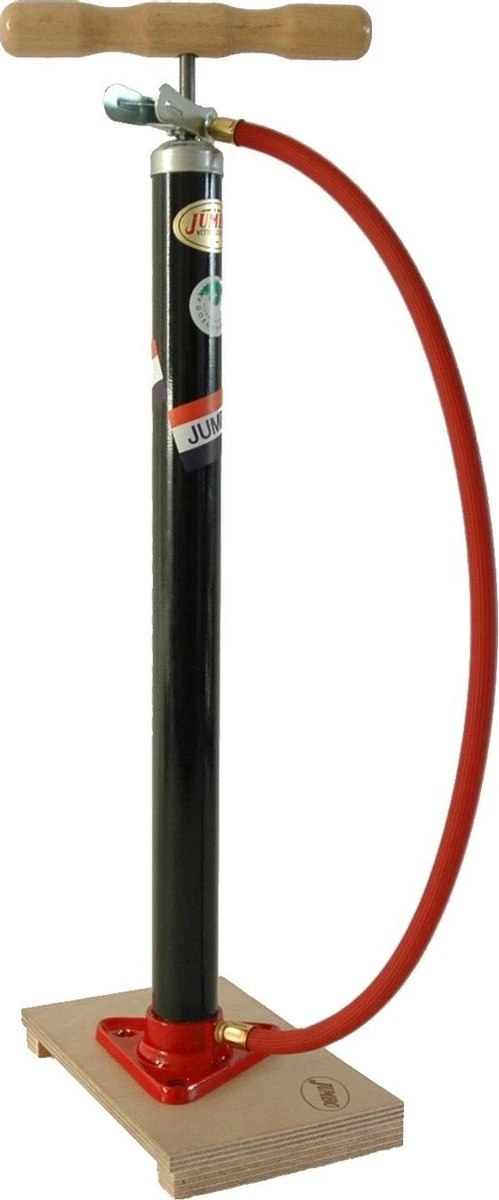 Jumbo Pomp - Fietspomp - Plank En Slang - Zwart 1 Jumbo Pomp - Fietspomp - Plank En Slang - Zwart