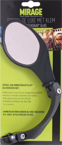 Mirage Fietsspiegel - Verstelbaar - Stuurbevestiging 22.2 Mm - Zwart 22 Mirage Fietsspiegel - Verstelbaar - Stuurbevestiging 22.2 Mm - Zwart -Fietsuitrustings Winkel 514x1200