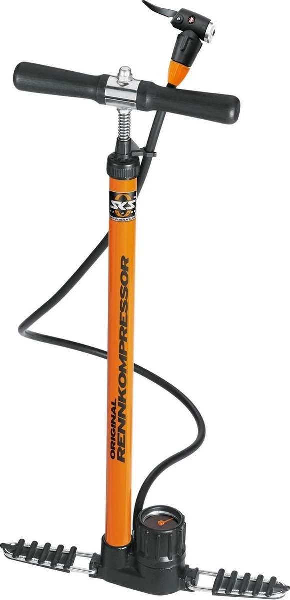 SKS Rennkompressor - 16 Bar Fietspomp - Met EVA Kop 5 SKS Rennkompressor - 16 Bar Fietspomp - Met EVA Kop - Afbeelding 5