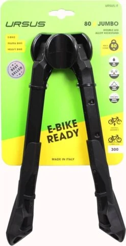 Middenstandaard Ursus Jumbo 2-poot 30cm - Zwart -Fietsuitrustings Winkel 617x1200 1