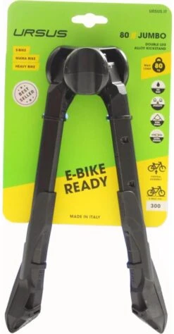 Middenstandaard Ursus Jumbo 2-poot 30cm - Zwart -Fietsuitrustings Winkel 625x1200 1