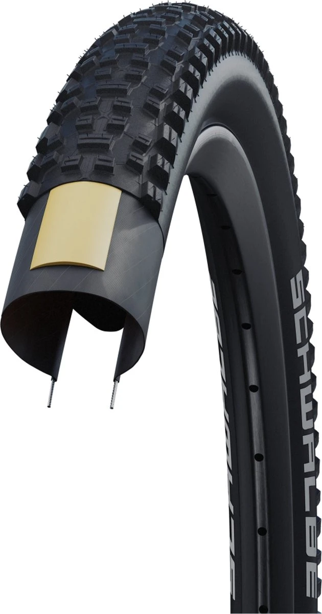 Schwalbe Buitenband - Rapid Rob K-Guard - 29 Inch X 2.10 - Zwart 2 Schwalbe Buitenband - Rapid Rob K-Guard - 29 Inch X 2.10 - Zwart - Afbeelding 2