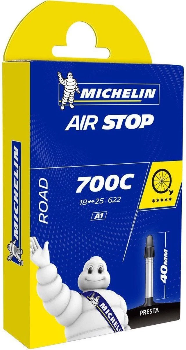 Michelin Binnenband Airstop A1 18/23-622 Inch Fv 40 Mm Zwart 5 Michelin Binnenband Airstop A1 18/23-622 Inch Fv 40 Mm Zwart - Afbeelding 5