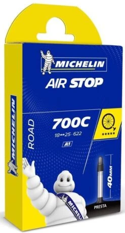 Michelin Binnenband Airstop A1 18/23-622 Inch Fv 40 Mm Zwart 8 Michelin Binnenband Airstop A1 18/23-622 Inch Fv 40 Mm Zwart -Fietsuitrustings Winkel 645x1200