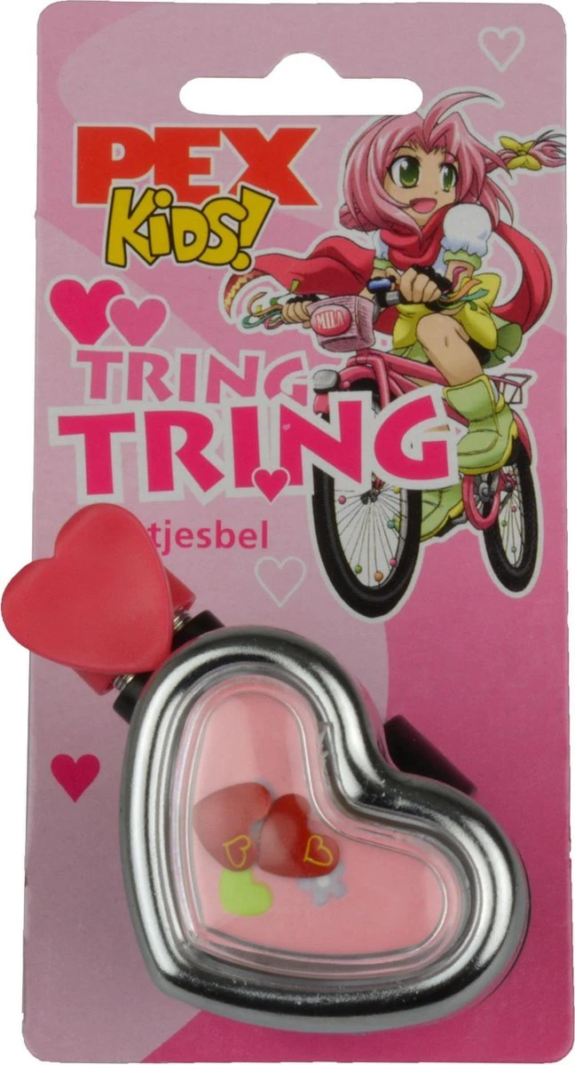 Fietsbel PexKids Mila Tring-Tring - Roze 3 Fietsbel PexKids Mila Tring-Tring - Roze - Afbeelding 3