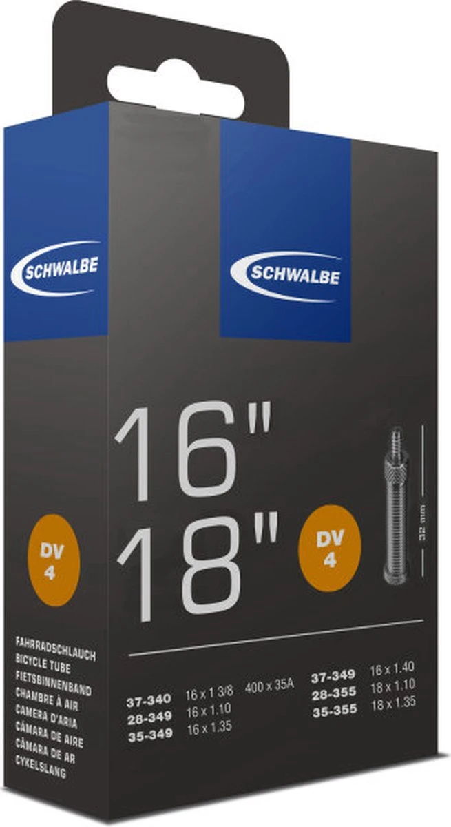 Schwalbe Binnenband - DV9 - 24 Inch X 1 1/8 - 1.75 - Hollands Ventiel - 32mm 7 Schwalbe Binnenband - DV9 - 24 Inch X 1 1/8 - 1.75 - Hollands Ventiel - 32mm - Afbeelding 7