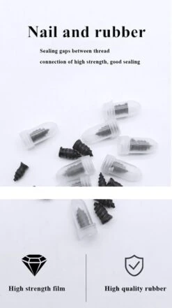 Merkloos Auto En Fietsband Banden Reparatieset Auto Motor Scooter Scootmobiel 4 Stuks - Bandenplakset - Proppenset - Auto Accessories -Fietsuitrustings Winkel 672x1200