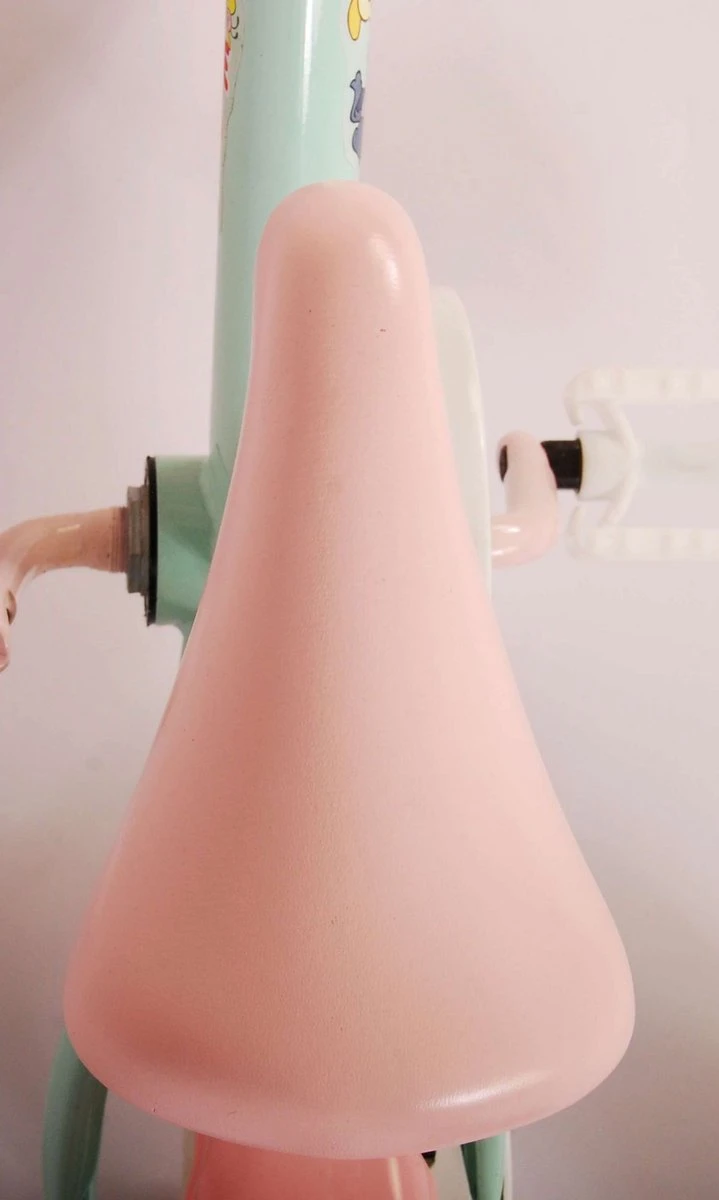 Volare Woezel & Pip Kinderfiets - Meisjes - 10 Inch - Mint Blauw/Roze - Doortrapper 12 Volare Woezel & Pip Kinderfiets - Meisjes - 10 Inch - Mint Blauw/Roze - Doortrapper - Afbeelding 12