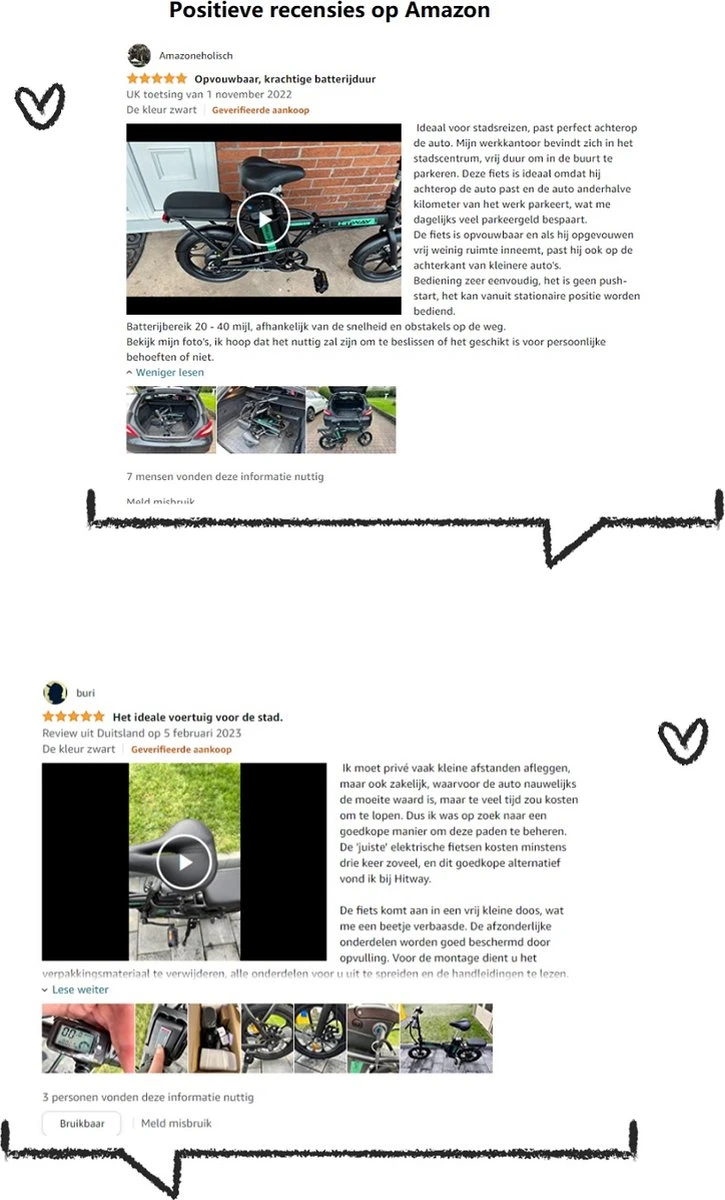 Hitway BK5 - Elektrische Fiets - E-Bike Opvouwbaar - 8,4Ah Accu- 2023 Model 8 Hitway BK5 - Elektrische Fiets - E-Bike Opvouwbaar - 8,4Ah Accu- 2023 Model - Afbeelding 8